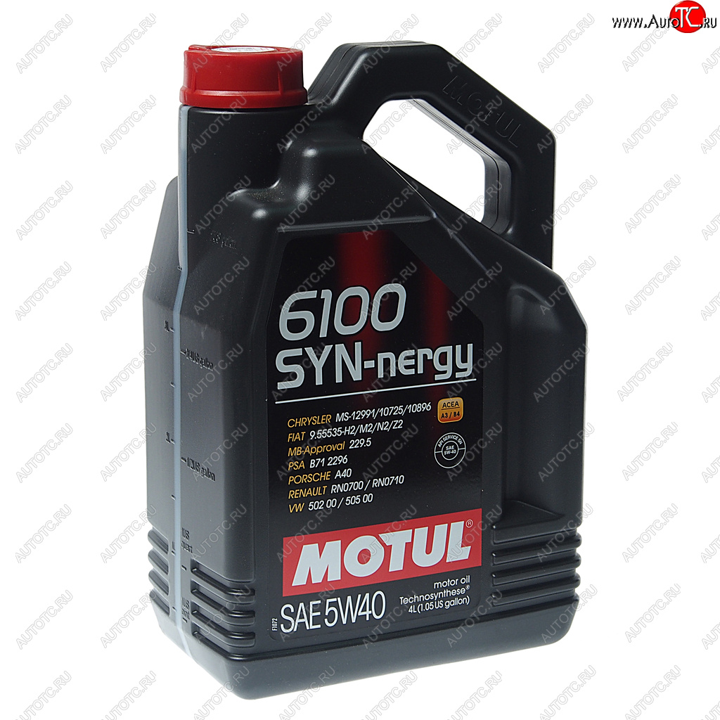 3 999 р. Масло моторное 6100 SYNERGIE 5W40 псинт.4л MOTUL MOTUL 111862  с доставкой в г. Пермь