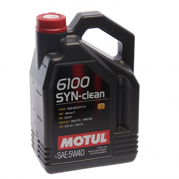 4 199 р. Масло моторное 6100 SYN-CLEAN 5W40 псинт.4л MOTUL MOTUL 111863  с доставкой в г. Пермь. Увеличить фотографию 1