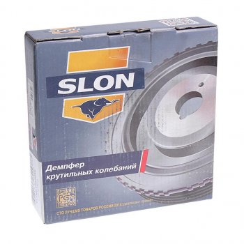 2 669 р. Шкив ВАЗ-11189 коленвала демпферный SLON SLON 11189-1005058  с доставкой в г. Пермь. Увеличить фотографию 3