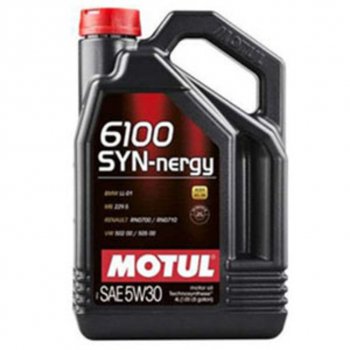 3 899 р. Масло моторное 6100 SYN-NERGIE 5W30 псинт.4л MOTUL MOTUL 112138  с доставкой в г. Пермь. Увеличить фотографию 1