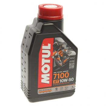 1 969 р. Масло моторное для 4-х тактных двигателей 7100 4T 10W50 синт.1л MOTUL MOTUL 112155  с доставкой в г. Пермь. Увеличить фотографию 1