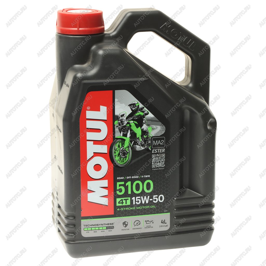 4 949 р. Масло моторное для 4-х тактных двигателей 5100 4T 15W50 синт.4л MOTUL MOTUL 112159  с доставкой в г. Пермь