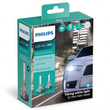 9 299 р. Лампа светодиодная 12V/24V H1 P14.5s 5800K бокс (2шт.) Ultinon Pro5000 Led Fog HI/LO PHILIPS PHILIPS 11258u50cwx2 PHILIPS 11258u50cwx2  с доставкой в г. Пермь. Увеличить фотографию 3