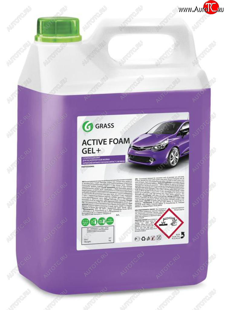 2 449 р. Шампунь для бесконтактной мойки 6кг Active Foam GEL+ GRASS GRASS 113181  с доставкой в г. Пермь