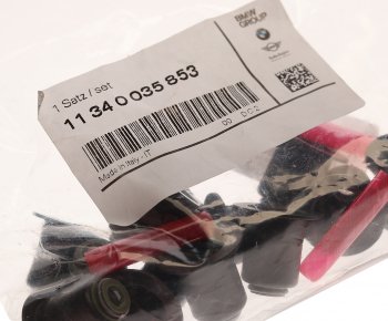 5 449 р. Колпачок BMW 3 (E90,E91,E93) (05-) маслоотражательный выпускной комплект OE BMW 11340035853 BMW 11340035853  с доставкой в г. Пермь. Увеличить фотографию 2
