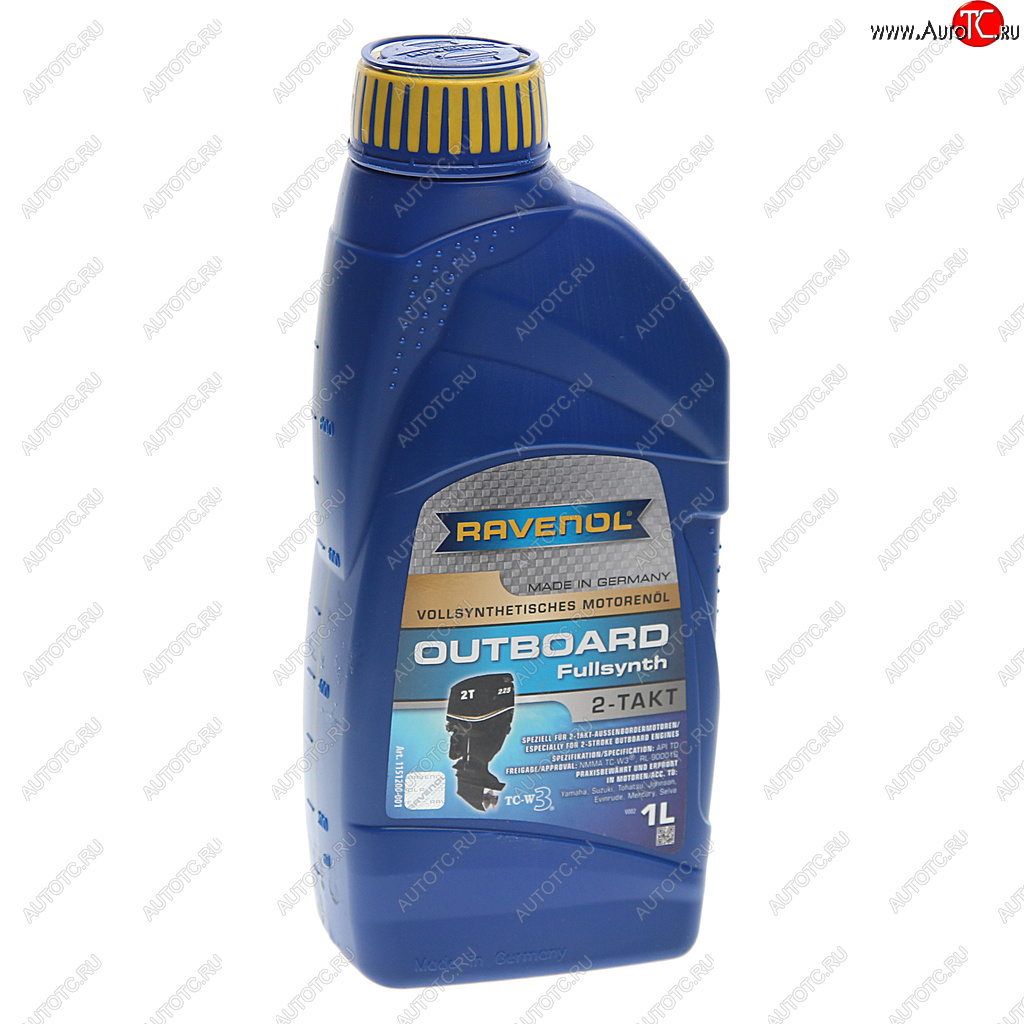 2 269 р. Масло моторное для 2-х тактных двигателей лодок OUTBOARD Fullsynth синт.1л RAVENOL RAVENOL 1151200-001  с доставкой в г. Пермь