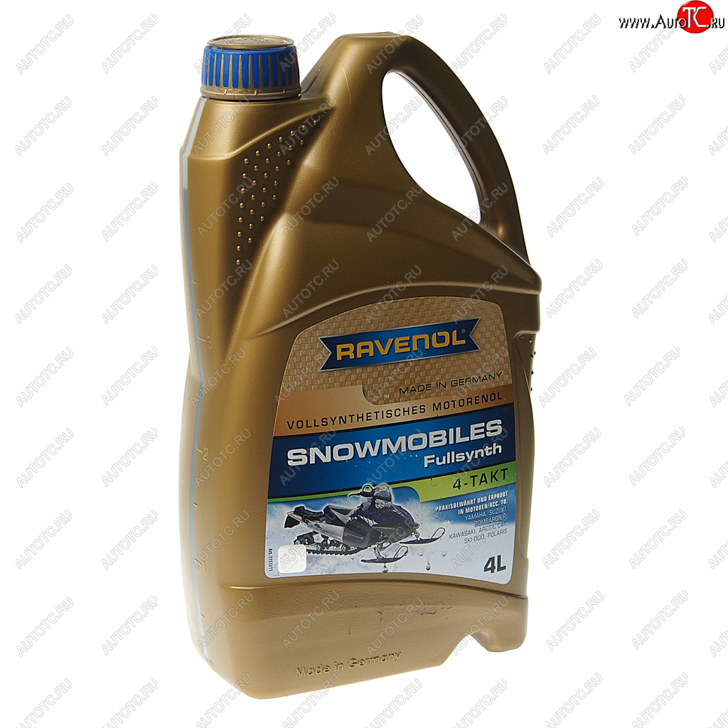 9 299 р. Масло моторное для 4-х тактных двигателей снегоходов 5W30 синт.4л RAVENOL RAVENOL 1151311-004  с доставкой в г. Пермь