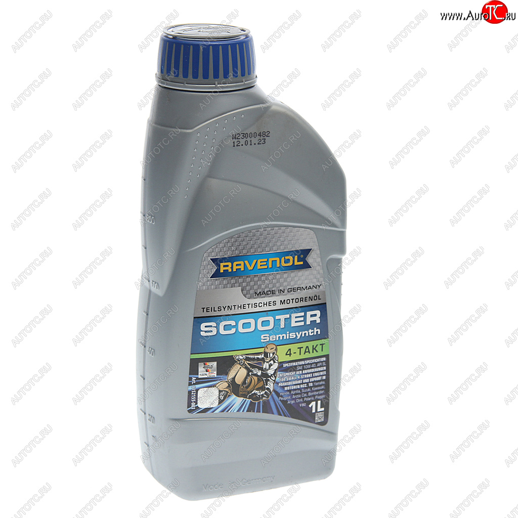 1 429 р. Масло моторное для 4-х тактных двигателей SCOOTER 4T псинт.1л RAVENOL RAVENOL 1152155-001  с доставкой в г. Пермь