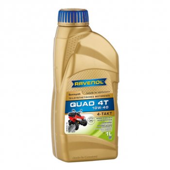 1 699 р. Масло моторное для 4-х тактных двигателей квадроциклов QUAD 4T 10W40 псинт.1л RAVENOL RAVENOL 1152160-001  с доставкой в г. Пермь. Увеличить фотографию 1