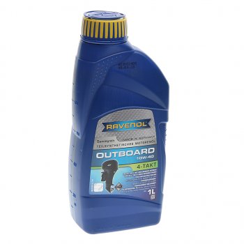 1 699 р. Масло моторное для 4-х тактных двигателей лодок OUTBOARD 10W40 псинт.1л RAVENOL RAVENOL 1153204-001  с доставкой в г. Пермь. Увеличить фотографию 1