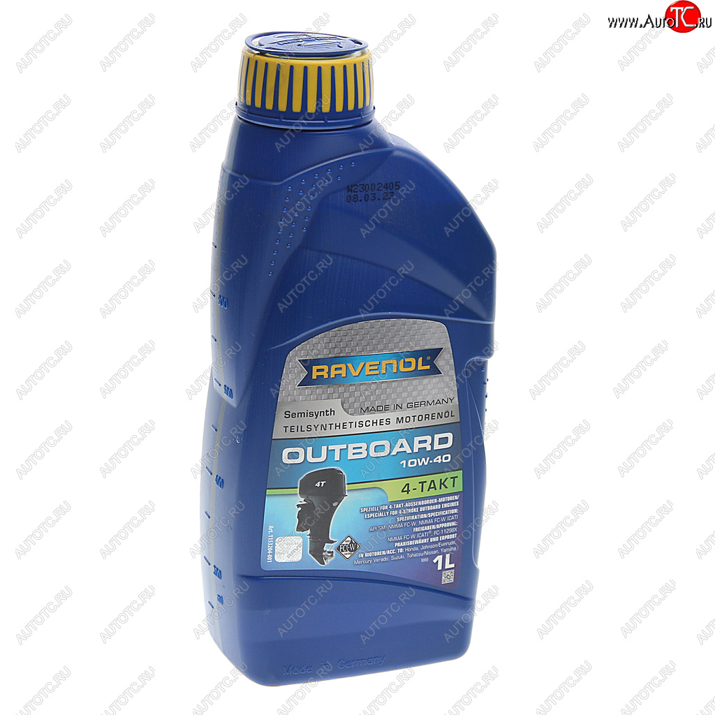 1 699 р. Масло моторное для 4-х тактных двигателей лодок OUTBOARD 10W40 псинт.1л RAVENOL RAVENOL 1153204-001  с доставкой в г. Пермь