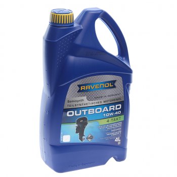 6 499 р. Масло моторное для 4-х тактных двигателей лодок OUTBOARD 10W40 псинт.4л RAVENOL RAVENOL 1153204-004  с доставкой в г. Пермь. Увеличить фотографию 1