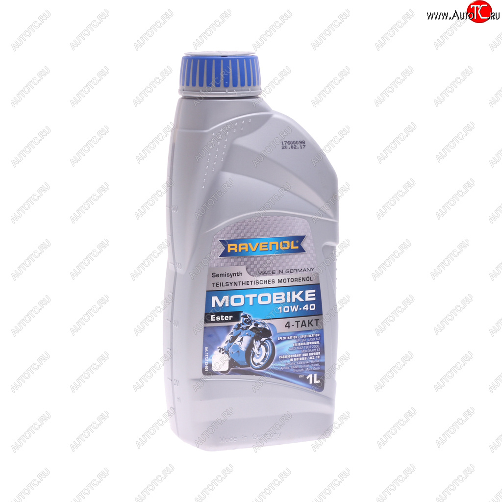 2 049 р. Масло моторное для 4-х тактных двигателей ESTER 4T 10W40 псинт.1л RAVENOL RAVENOL 1172112-001  с доставкой в г. Пермь