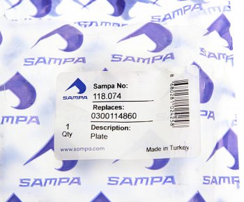 359 р. Пластина BPW полурессоры регулировочная SAMPA SAMPA 118.074  с доставкой в г. Пермь. Увеличить фотографию 3