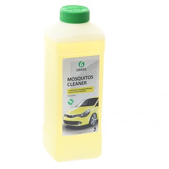 389 р. Очиститель следов насекомых 1л концентрат 1:5 Mosquitos Cleaner GRASS GRASS 118100  с доставкой в г. Пермь. Увеличить фотографию 1