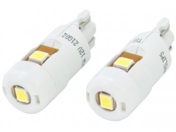 1 849 р. Лампа светодиодная 12V W5W T10W W2.1х9.5d 6000K 90Лм (2шт.) Led White Ultinon Pro6000 PHILIPS PHILIPS 11961cu60x2 PHILIPS 11961cu60x2  с доставкой в г. Пермь. Увеличить фотографию 1