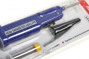 559 р. Паяльник 8Вт4.5В мини (питание от 3 батареек AA) REXANT REXANT 12-0181  с доставкой в г. Пермь. Увеличить фотографию 2