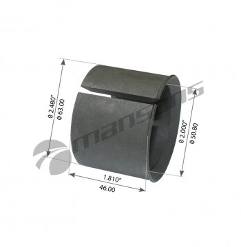 579 р. Втулка ROCKINGER петли дышла разрезная (50x60мм) MANSONS MANSONS 120.182  с доставкой в г. Пермь. Увеличить фотографию 1