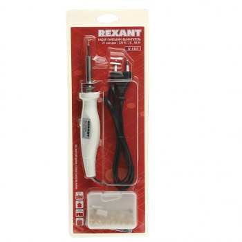 1 249 р. Паяльник 20-50Вт220В выжигатель по дереву (21 насадка) REXANT REXANT 12-0187  с доставкой в г. Пермь. Увеличить фотографию 1