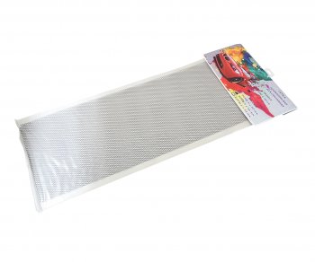 1 099 р. Решетка радиатора сетка (черная) 120х40см (ромб 8х16мм) GRILLE TUNING GRILLE TUNING 120х40 (ромб 8х16) black  с доставкой в г. Пермь. Увеличить фотографию 1