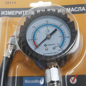 899 р. Манометр для измерения давления масла ТОП АВТО ТОП АВТО 12111  с доставкой в г. Пермь. Увеличить фотографию 2