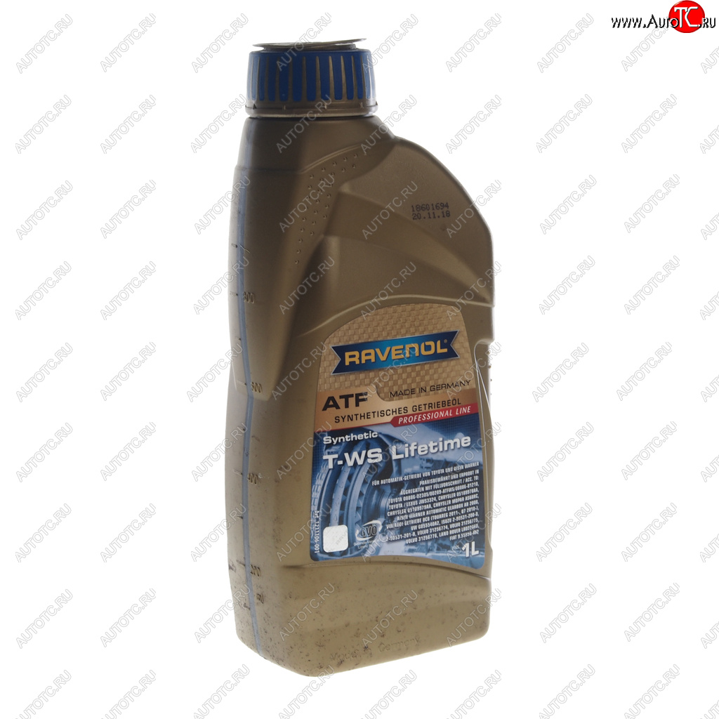 2 099 р. Масло трансмиссионное ATF T-WS Lifetime синт.1л RAVENOL RAVENOL 1211106-001  с доставкой в г. Пермь