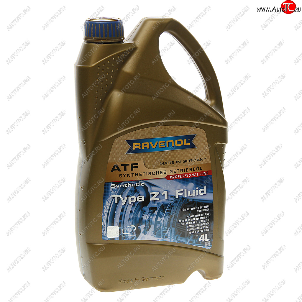 7 299 р. Масло трансмиссионное ATF Type Z1 Fluid для АКПП 4л RAVENOL RAVENOL 1211109-004  с доставкой в г. Пермь