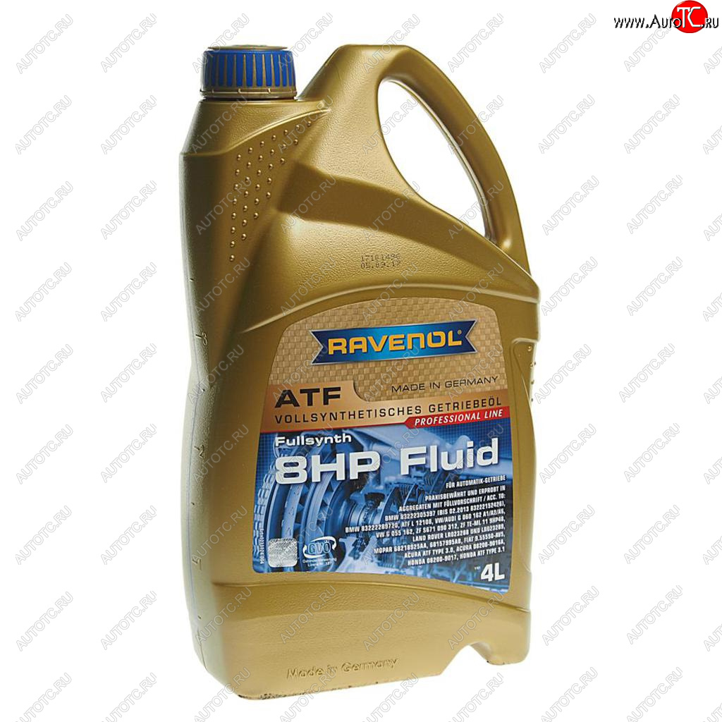 12 449 р. Масло трансмиссионное ATF для АКПП ZF 8HP Fluid синт.4л RAVENOL RAVENOL 1211124-004  с доставкой в г. Пермь
