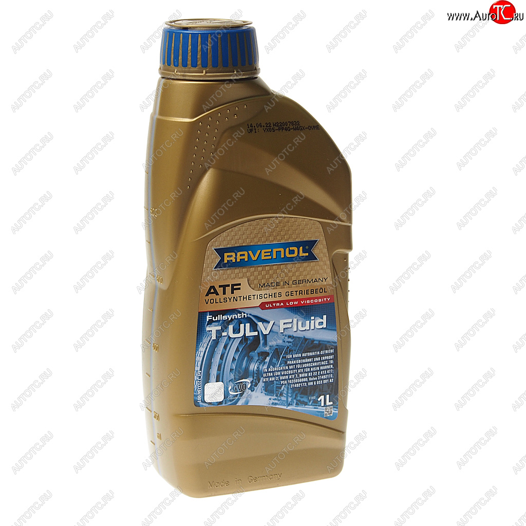 3 299 р. Масло трансмиссионное ATF T-ULV FLUID 1л RAVENOL RAVENOL 1211146-001  с доставкой в г. Пермь