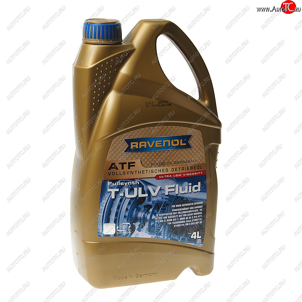 12 699 р. Масло трансмиссионное ATF T-ULV FLUID 4л RAVENOL RAVENOL 1211146-004  с доставкой в г. Пермь