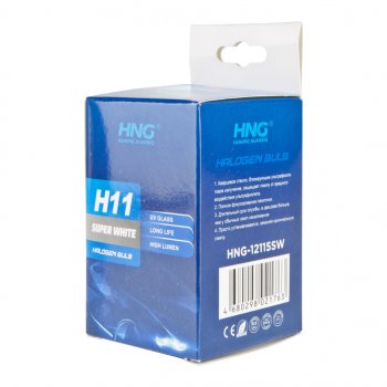 173 р. Лампа 12V H11 55W PGJ19-2 Super White HNG HNG 12115sw  с доставкой в г. Пермь. Увеличить фотографию 6