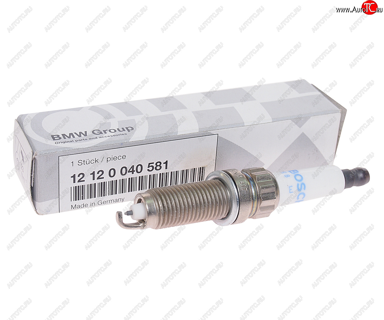 2 399 р. Свеча зажигания BMW 5 (F07 GT,F10),6 (F06),7 (F01),X5 (F15) (4.04.4) (дв.N63) OE BMW 12120040581  с доставкой в г. Пермь