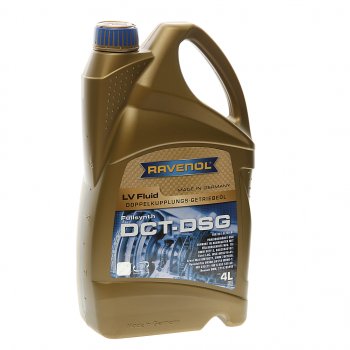 10 649 р. Масло трансмиссионное DCTDSG LV Fluid 4л RAVENOL RAVENOL 1212107-004  с доставкой в г. Пермь. Увеличить фотографию 1