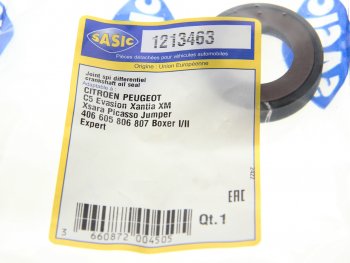 599 р. Сальник привода PEUGEOT 307 (06-) правого внутренний SASIC SASIC 1213463  с доставкой в г. Пермь. Увеличить фотографию 3