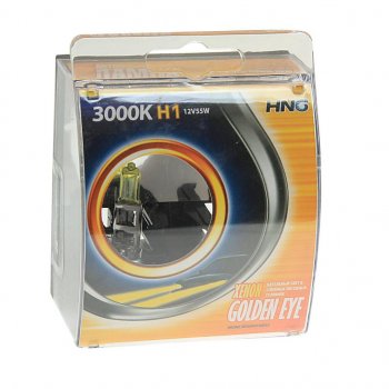 204 р. Лампа 12V H1 55W P14.5s 3000К бокс (2шт.) Golden Eye HNG HNG 12155ge2  с доставкой в г. Пермь. Увеличить фотографию 1