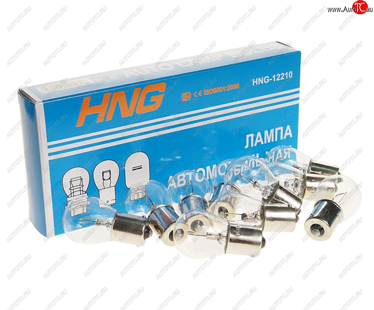 23 р. Лампа 12V P21W BA15s Long Life HNG HNG 12210  с доставкой в г. Пермь