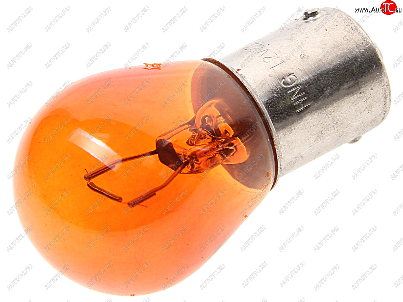 23 р. Лампа 12V PY21W BA15s желтая Amber HNG HNG 12211  с доставкой в г. Пермь