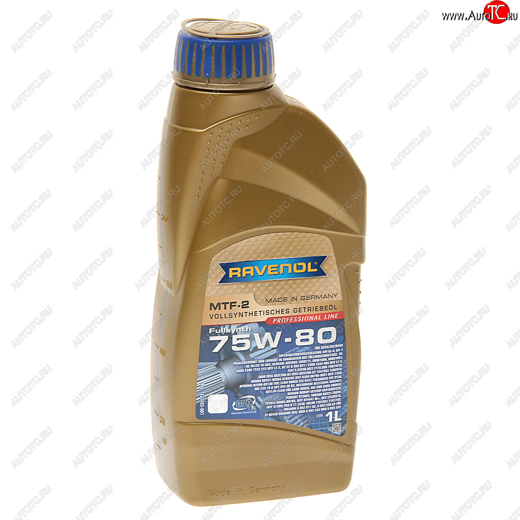 2 199 р. Масло трансмиссионное MTF-2 75W80 синт.1л RAVENOL RAVENOL 1221103-001  с доставкой в г. Пермь
