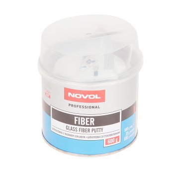 829 р. Шпатлевка со стекловолокном FIBER 0.6кг NOVOL NOVOL 1222  с доставкой в г. Пермь. Увеличить фотографию 1