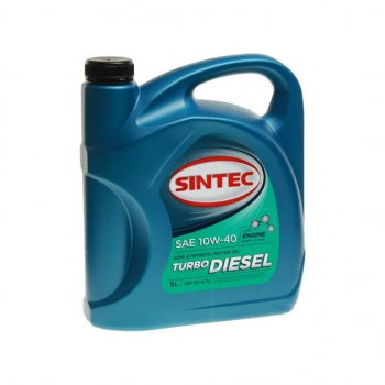 1 429 р. Масло дизельное TURBO DIESEL CF-4SJ 10W40 псинт.5л SINTEC SINTEC 122445  с доставкой в г. Пермь. Увеличить фотографию 1
