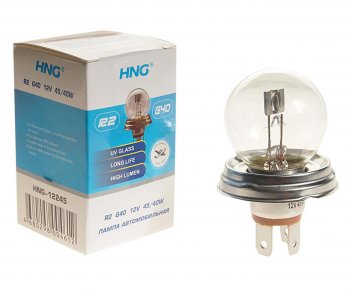 107 р. Лампа 12V R2 4540W P45t Long Life HNG HNG 12245  с доставкой в г. Пермь. Увеличить фотографию 1