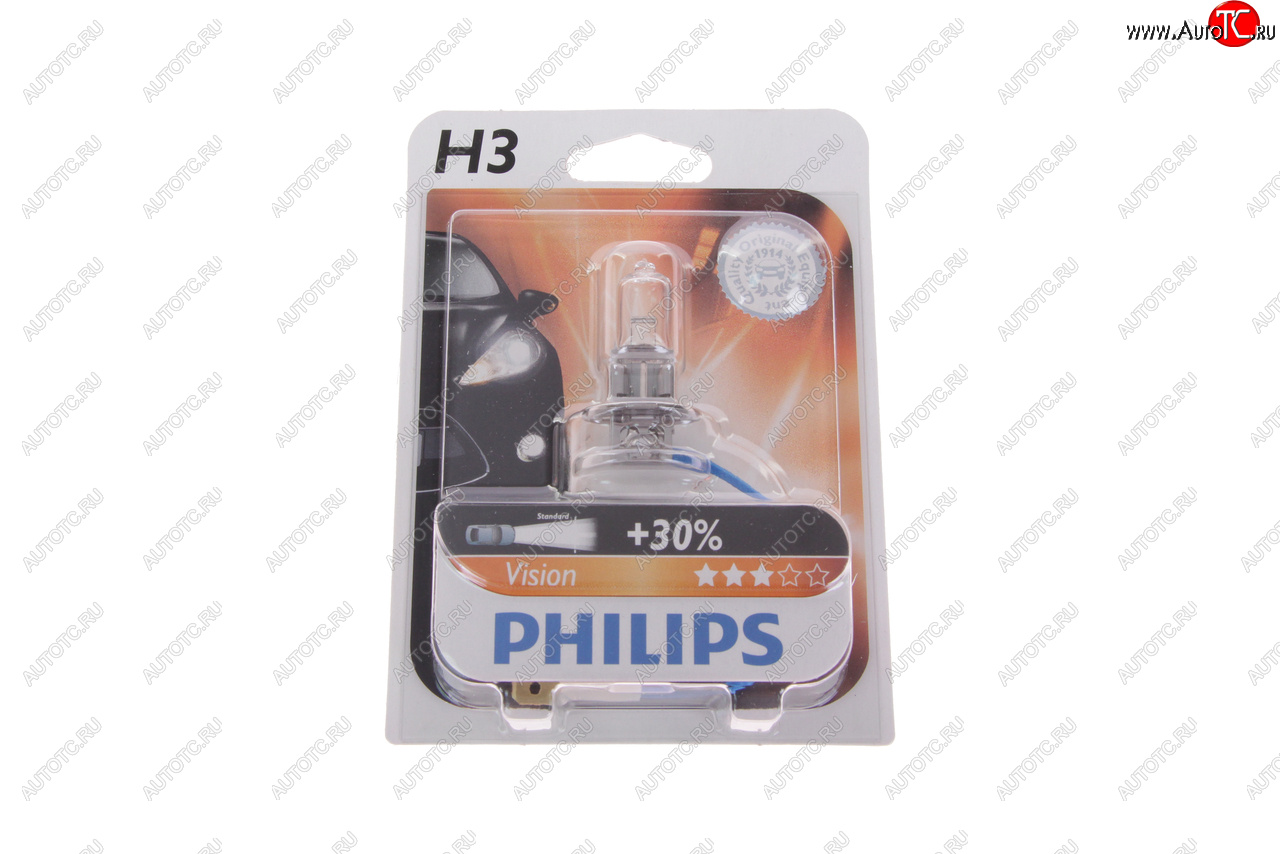296 р. Лампа 12V H3 55W PK22s +30% блистер (1шт.) Premium PHILIPS PHILIPS 12336prb1  с доставкой в г. Пермь