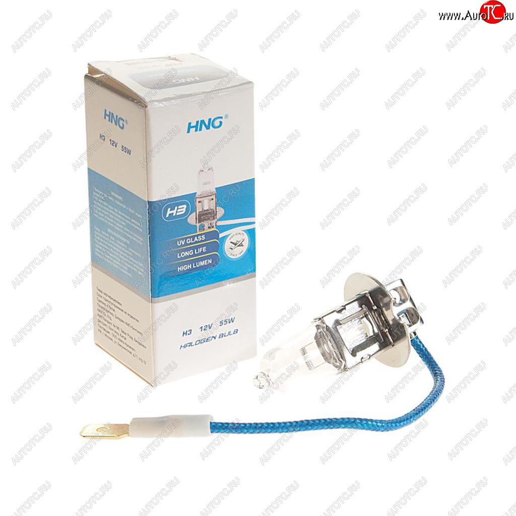 74 р. Лампа 12V H3 55W PK22s Long Life HNG HNG 12355  с доставкой в г. Пермь