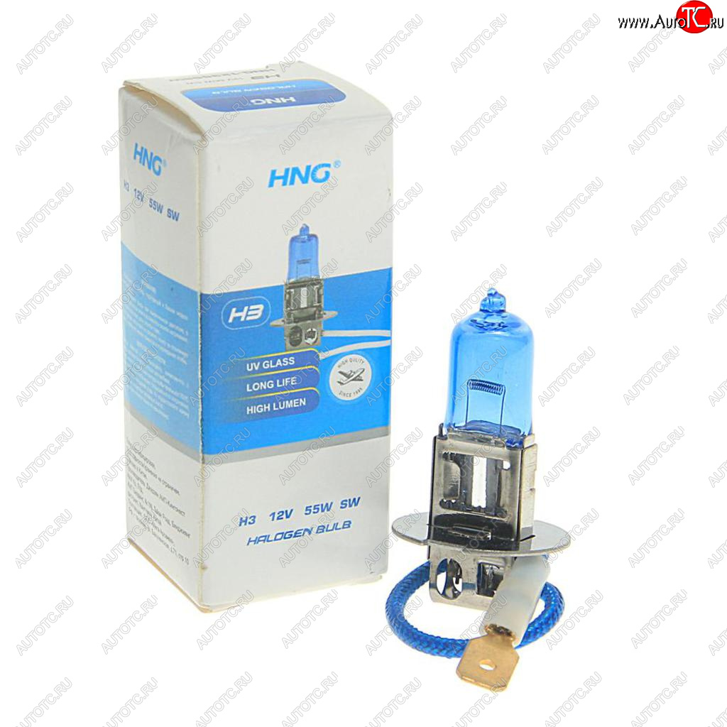 81 р. Лампа 12V H3 55W PK22s Super White HNG HNG 12355sw  с доставкой в г. Пермь