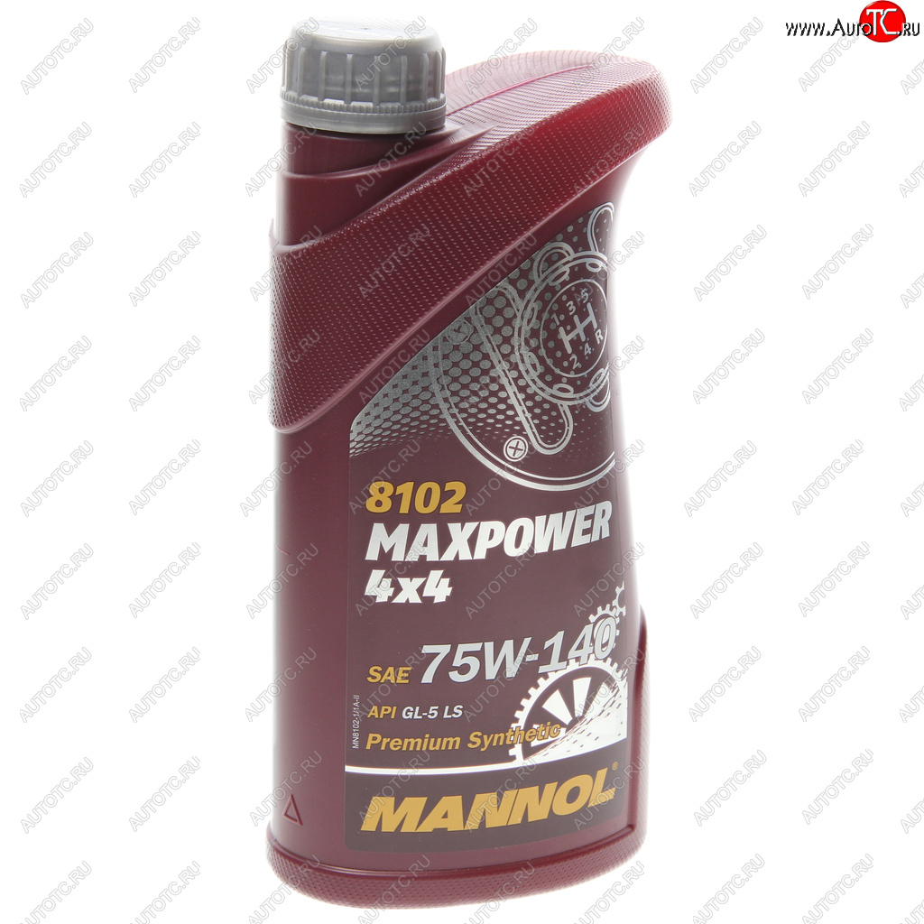 1 129 р. Масло трансмиссионное 4x4 MAXPOWER GL-5 LS 75W140 синт.1л 8102 MANNOL MANNOL 1236  с доставкой в г. Пермь