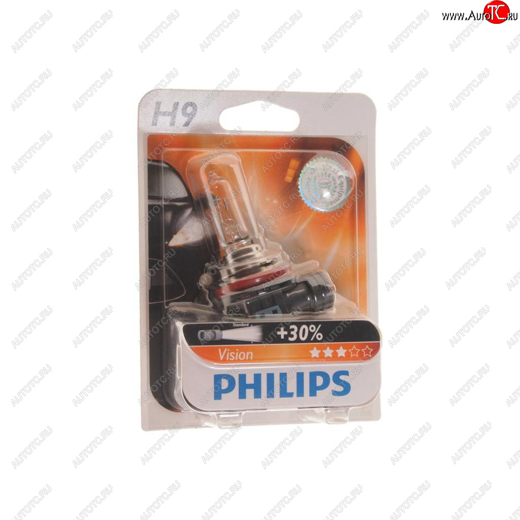 1 369 р. Лампа 12V H9 65W PGJ19-5 блистер (1шт.) PHILIPS PHILIPS 12361b1  с доставкой в г. Пермь