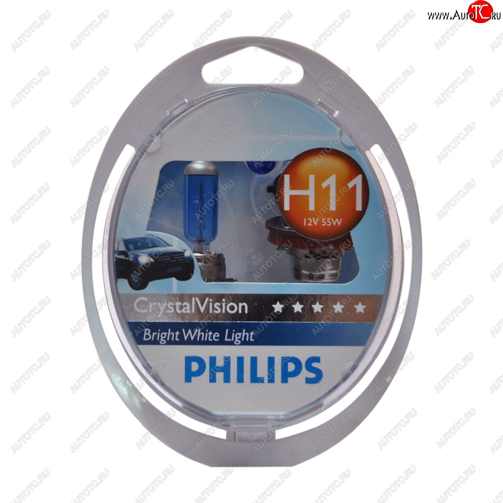 3 689 р. Лампа набор 12V H11 55W + W5W/T105 PGJ19-2 бокс (2шт.+2шт.) Crystal Vision PHILIPS PHILIPS 12362cvsm PHILIPS 12362cvsm  с доставкой в г. Пермь
