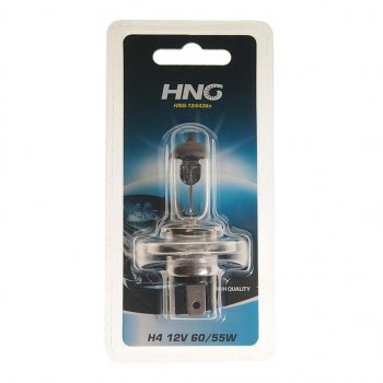 176 р. Лампа 12V H4 6055W P43t-38 блистер (1шт.) Long Life HNG HNG 12443бл  с доставкой в г. Пермь. Увеличить фотографию 1