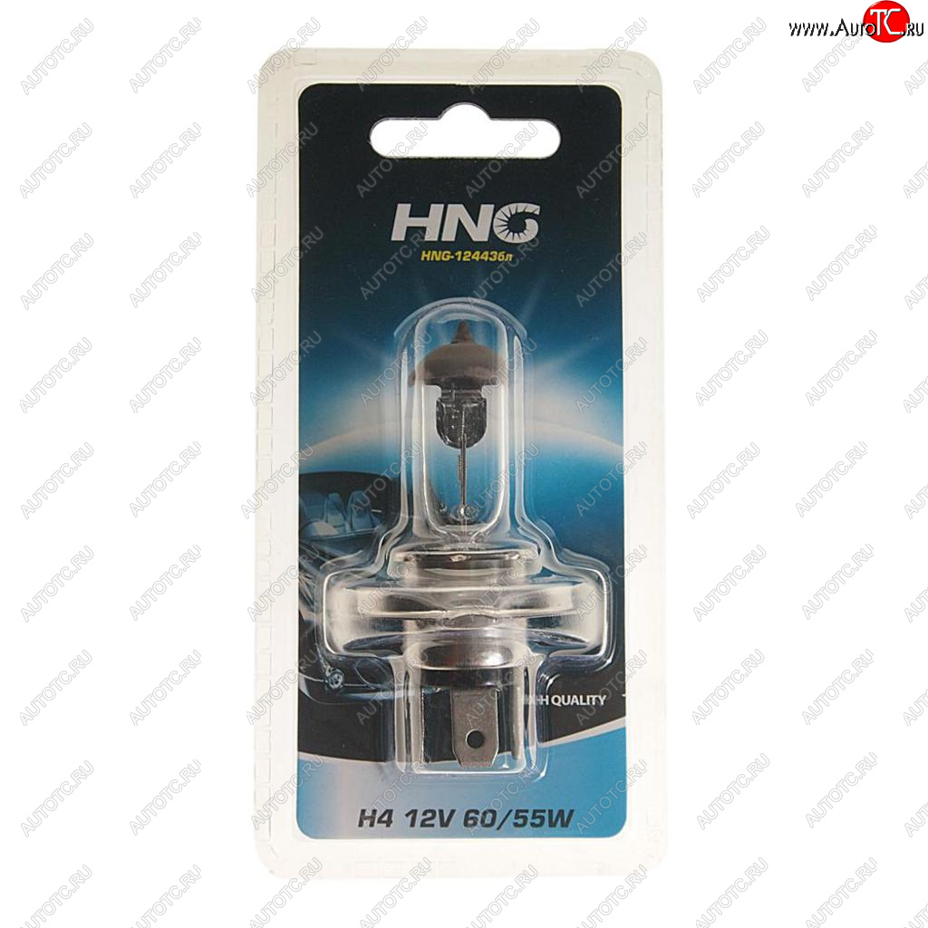 176 р. Лампа 12V H4 6055W P43t-38 блистер (1шт.) Long Life HNG HNG 12443бл  с доставкой в г. Пермь