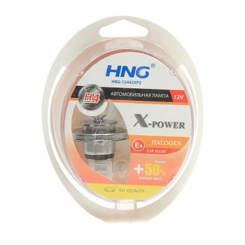 619 р. Лампа набор 12V H4 6055W+50% P43t+W5W бокс (2шт.+2шт.) X-Power HNG HNG 12443xp2  с доставкой в г. Пермь. Увеличить фотографию 1